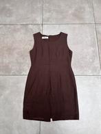 LIST 100% WOL DONKER BRUIN WOLLEN TUNIEK GILET MAAT 38, Maat 38/40 (M), Bruin, Ophalen of Verzenden, Zo goed als nieuw