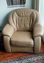 2 Leren Fauteuils - Comfortabel en Stijlvol, Ophalen, Gebruikt, 100 tot 125 cm, Leer