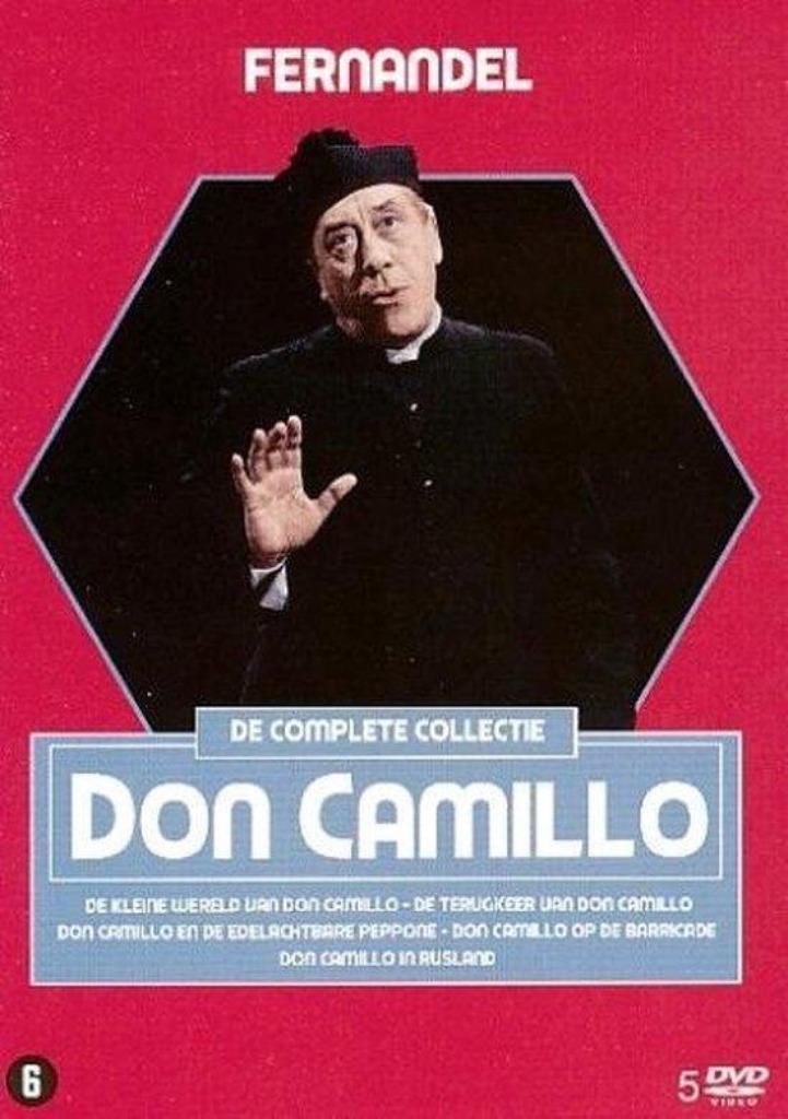 Don Camillo - de complete collectie - 5 disc - Fernandel, Cd's en Dvd's, Dvd's | Klassiekers, Zo goed als nieuw, Actie en Avontuur