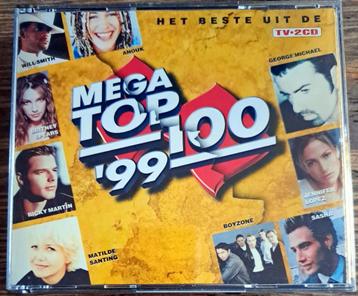 Mega Top 100 '99 - Dubbel CD - Diverse Artiesten beschikbaar voor biedingen