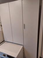 2 deurs (ikea) en 1 deurs (lidl) kast. Hout, wit, Ophalen, Gebruikt