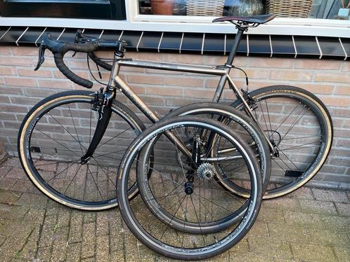 van Nicholas cross titanium, Fietsen en Brommers, Fietsen | Racefietsen, Gebruikt, Heren, Overige merken, 10 tot 15 versnellingen