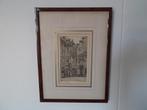 Ets van Den Haag, gesign. Joh. Scherft. Binnenhof, Keurhuys., Antiek en Kunst, Verzenden