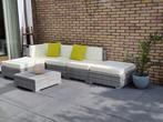 Mooie nette loungeset, Tuin en Terras, Ophalen, Zo goed als nieuw, Kunststof