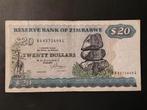 Zimbabwe 20 dollars 1983 VF, Ophalen of Verzenden, Zimbabwe