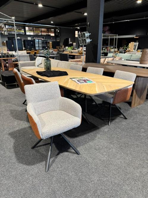 6 eetkamerstoelen eric -30%korting - Meubel Outlet Enschede, Huis en Inrichting, Stoelen, Nieuw, Vijf, Zes of meer stoelen, Ophalen of Verzenden