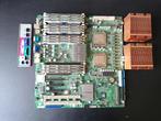 Supermicro X7DWN+ | 2x Intel Xeon E5420 | 24GB RAM, Gebruikt, Ophalen of Verzenden, DDR2, E-ATX
