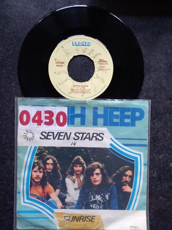 Uriah Heep - Seven Stars 1973, Cd's en Dvd's, Vinyl Singles, Gebruikt, Single, Pop, 7 inch, Ophalen of Verzenden