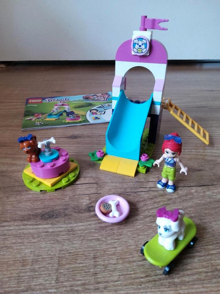 LEGO Friends 41396 Puppy Playground - Compleet, Kinderen en Baby's, Speelgoed | Duplo en Lego, Gebruikt, Lego, Complete set, Ophalen of Verzenden