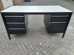 Stalen bureau en tafel (Ahrend), Ophalen, Gebruikt, Bureau