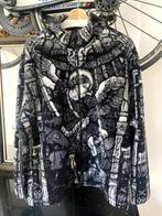 Supreme Fleece Saint Michael XL Black/White Jas, Kleding | Heren, Jassen | Winter, Zwart, Maat 56/58 (XL), Ophalen of Verzenden
