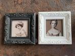Set fotolijsten zwart en wit, brocante stijl, Audio, Tv en Foto, Fotografie | Fotolijsten, Ophalen of Verzenden, Nieuw