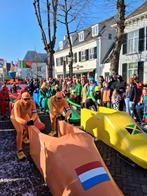 Loopgroep Carnaval:  Bobslee Wedstrijd! 20 personen., Kleding | Heren, Ophalen, Carnaval, Overige maten, Zo goed als nieuw