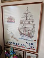 Borduurwerk Sail Amsterdam 1985 ophalen., Antiek en Kunst, Ophalen of Verzenden