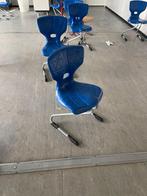 Partij Stapelstoelen - 100 Stuks, Huis en Inrichting, Stoelen, Ophalen, Kunststof, Gebruikt, Blauw