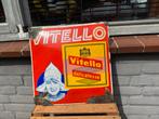 VITELLO oud emaille reclamebord, Ophalen of Verzenden