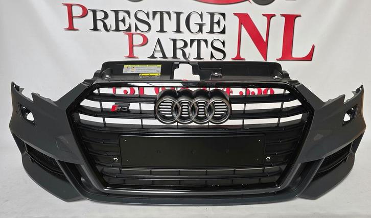 Voorbumper Audi A3 8V Facelift KLS S3 Origineel bj.2017-2021, Auto-onderdelen, Carrosserie en Plaatwerk, Bumper, Audi, Voor, Gebruikt