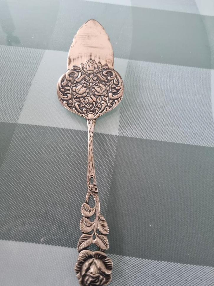 ️ Zilveren taartschep – 800 zilver – antiekstijl – bloemmo, Antiek en Kunst, Antiek | Bestek, Ophalen of Verzenden