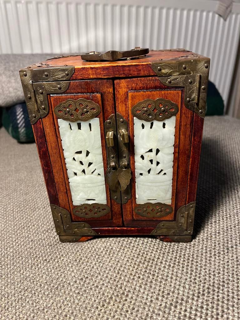 Antiek Chinees Sieradendoosje / Kistje, Ophalen of Verzenden