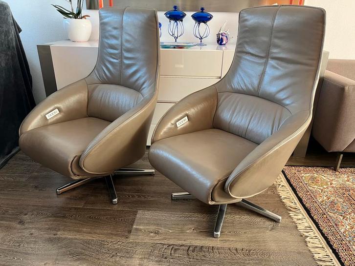 TWICE RELAXFAUTEUIL/relaxstoelen/relax fauteuil op accu, Huis en Inrichting, Fauteuils, Zo goed als nieuw, Leer, Ophalen of Verzenden