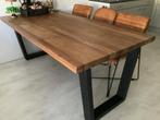 Eettafel 190x90 cm., Ophalen, 50 tot 100 cm, Zo goed als nieuw, Vijf personen of meer