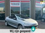 Peugeot 206 CC 1.6-16V - Leer - Cabrio - Automaat -, Auto's, Peugeot, Gebruikt, Zwart, 4 cilinders, Cabriolet