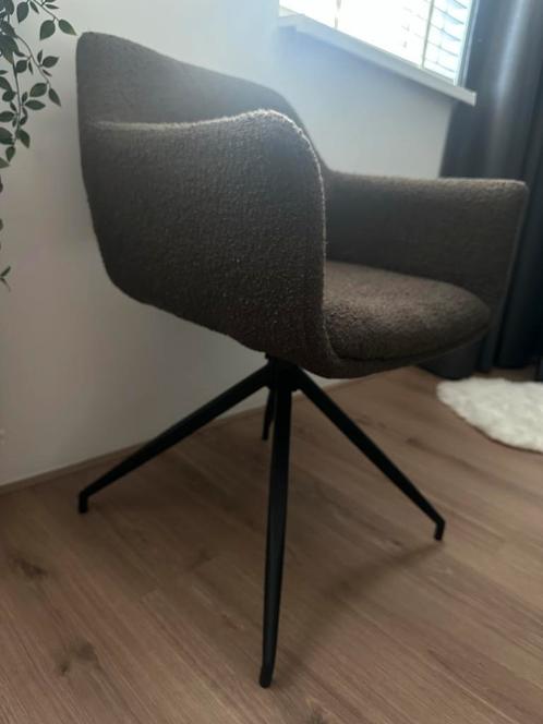 Bruine Eetkamerstoel - Zo goed als nieuw, Huis en Inrichting, Stoelen, Nieuw, Eén, Stof, Bruin, Ophalen