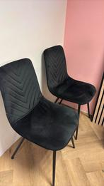 2 stoelen Riverdale, Huis en Inrichting, Stoelen, Ophalen, Twee, Zwart, Zo goed als nieuw