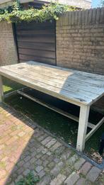 Houten tuin tafel, Ophalen, Zo goed als nieuw, Rechthoekig, Hout