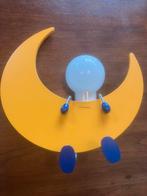 Lunardi Philips plafond lamp maan mannetje kinderen, Glas, Gebruikt, Ophalen of Verzenden