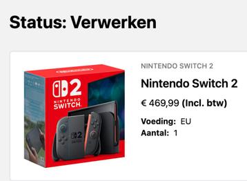 Nintendo Switch 2   beschikbaar voor biedingen