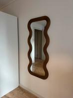 Spiegel met houten rand, Huis en Inrichting, Ophalen, 100 tot 150 cm, Zo goed als nieuw, Rechthoekig
