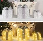 Set van 3 Verlichte Cadeaudozen – Kerstverlichting, Diversen, Kerst, Verzenden, Nieuw
