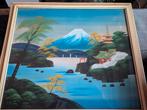 zijde Japan, Antiek en Kunst, Kunst | Schilderijen | Klassiek, Ophalen of Verzenden