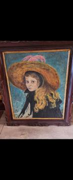 Schilderij: Meisje met hoed, Ophalen