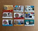 9 coincards 5 euro herdenkingsmunten, Ophalen, Koningin Beatrix, Euro's, Losse munt