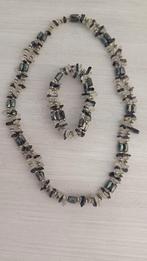 Natuurstenen magnetische ketting en armband, Sieraden, Tassen en Uiterlijk, Kettingen, Ophalen of Verzenden, Zo goed als nieuw