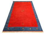 Handmade oriental Gabbeh tapijt modern blue border 200x297cm, 200 cm of meer, Ophalen of Verzenden, Rechthoekig, 150 tot 200 cm