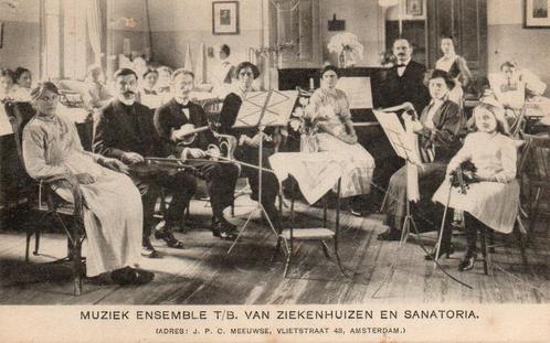 Amsterdam - Muziek Ensemble Ziekenhuizen & Sanatoria Vlietst, Verzamelen, Ansichtkaarten | Nederland, Ongelopen, Noord-Holland