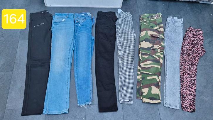 Broeken Pakket Maat 164, Kinderen en Baby's, Kinderkleding | Maat 164, Zo goed als nieuw, Meisje, Broek, Ophalen of Verzenden