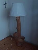 boomstam vloer lamp, Ophalen, Gebruikt, Hout