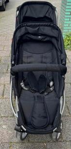 Zwarte Duowagen - Ideaal voor tweeling of broers/zussen, Kinderen en Baby's, Kinderwagens en Combinaties, Gebruikt, Duowagen, Ophalen