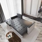 OP=OP Hoekbank Kos Velvet Grijs - Universeel - Opbergruimte, Huis en Inrichting, Verzenden, Overige maten, Grijs, Overige maten