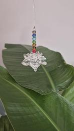 Feng Shui kristallen lotus met chakra ketting, Verzenden, Nieuw