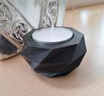 Geometrische Theelichthouder - Modern Design, Huis en Inrichting, Woonaccessoires | Kandelaars en Kaarsen, Kunststof, Zwart, Nieuw