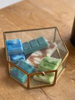 Nieuw in doos gouden glazen box, Ophalen of Verzenden, Nieuw