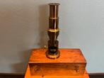 Antieke Veldmicroscoop in Houten Doos, Ophalen of Verzenden