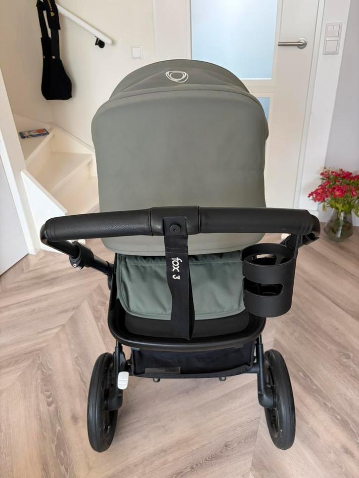 Bugaboo Fox 3 groen met accessoires, Kinderen en Baby's, Kinderwagens en Combinaties, Gebruikt, Kinderwagen, Bugaboo, Met autostoeltje