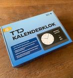 XXL TTD Kalenderklok - Als nieuw, Huis en Inrichting, Woonaccessoires | Klokken, Ophalen of Verzenden, Nieuw, Wandklok