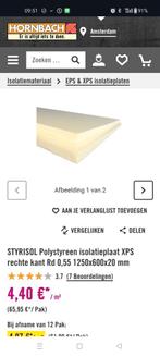 XPS platen 20mm, 10m2, Doe-het-zelf en Verbouw, Overige materialen, Nieuw, Vloerisolatie, Ophalen